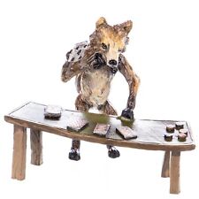 Bunte bronzeskulptur fuchs gebraucht kaufen  Markt Schwaben