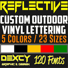 Custom reflective vinyl for sale  Century