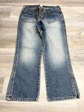 Jeans vintage Abercrombie and Fitch Capri jeans original algodão azul feito nos EUA 2, usado comprar usado  Enviando para Brazil