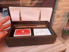 Cofanetto legno carte usato  Cavezzo