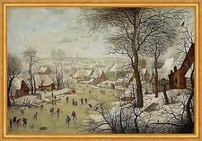 Winter landscape with gebraucht kaufen  Grabenstätt