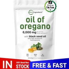 Usado, Óleo Micro Ingredientes de Orégano300Softgel | Óleo de Orégano com Óleo de Semente Preta comprar usado  Enviando para Brazil
