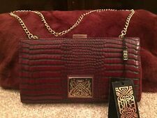 Biba burgundy croc for sale  NORWICH