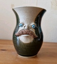 Studio pottery moustachioed for sale  BOURNEMOUTH