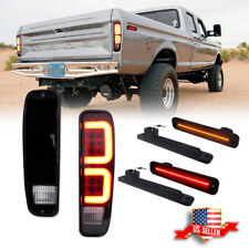 Usado, Lanterna traseira de LED fumaça 6 peças e lâmpada marcador lateral para caminhão Ford F150 F250 E150 73-79 comprar usado  Enviando para Brazil