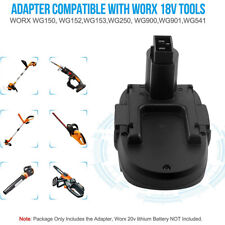 Battery adapter worx for sale  Shipping to Ireland