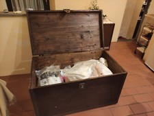 Baule cassapanca legno usato  Firenze