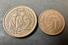 Usado, Moedas de 1 e 2 centavos Nova Zelândia decimal colecionador pacote inicial 15 x moedas comprar usado  Enviando para Brazil