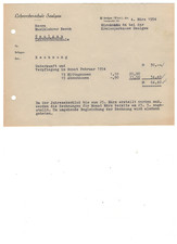 Alte rechnung 1954 gebraucht kaufen  St Johann