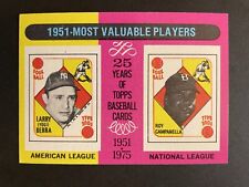 Juego parcial de béisbol Topps 1975 ¡descanso! #189 1951 MVPs sin precio base como nuevo segunda mano  Embacar hacia Mexico