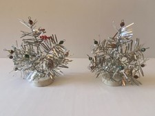Vintage silver tinsel for sale  PETERBOROUGH