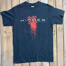 Camiseta Hinder Extreme Behavior 2005 para hombre talla S concierto segunda mano  Embacar hacia Argentina