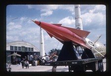 Nike Missile & Others on Display Cold War Vintage 1960 35mm Slide Photo comprar usado  Enviando para Brazil