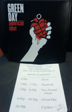 GREEN DAY 2XLP AMERICAN IDIOT 1ST PRESSING W/ BACKSTAGE SHOW SCHEDULE RARE PUNK comprar usado GREEN DAY 2XLP AMERICAN IDIOT 1ST PRESSING W/ BACKSTAGE SHOW SCHEDULE RARE PUNK comprar usado  Enviando para Brazil