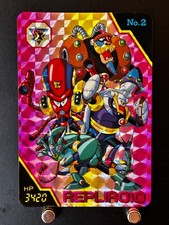 Mega MAN X Card Repliroid Holo CAPCOM BANDAI JAPÃO 1993 Japonês Muito Raro comprar usado  Enviando para Brazil