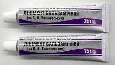 2 x 25 g (50 g )Körpersalbe BALSAMISCHE LINIMENT - ВИШНЕВСКОГО МАЗЬ  MHD 09.2029 comprar usado  Enviando para Brazil