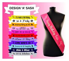 Personalised birthday sash for sale  SMETHWICK