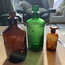Three antique apothecary for sale  STAFFORD
