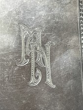 Zigarettenetui monogramm alpac gebraucht kaufen  Bad Lobenstein