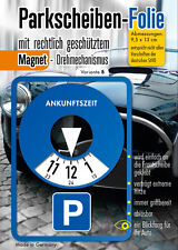 Parkscheibe Aufkleber Folie Sticker Etikett selbstklebend Variante B comprar usado  Enviando para Brazil