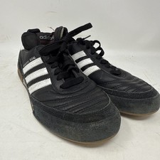 Sapato de futebol masculino tamanho 5 Adidas Mundial Goal couro preto branco indoor 019310 comprar usado Sapato de futebol masculino tamanho 5 Adidas Mundial Goal couro preto branco indoor 019310 comprar usado  Enviando para Brazil