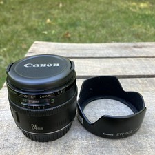 Lente grande angular Canon EF 24mm f/2.8 com tampas e capô Canon EW-60II comprar usado Lente grande angular Canon EF 24mm f/2.8 com tampas e capô Canon EW-60II comprar usado  Enviando para Brazil