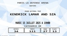 Place billet concert d'occasion  Sainte-Foy-lès-Lyon