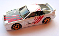 Hot Wheels 1996 Nissan 180SX carro fundido branco 1:64 solto, excelente S13, 240SX comprar usado  Enviando para Brazil