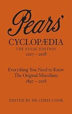 Pears cyclopaedia 2017 for sale  UK