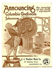 Columbia grafonola 1917 for sale  Bergen
