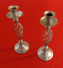 Pair candlesticks twisted for sale  READING