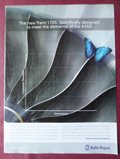 6/2006 PUB ROLLS-ROYCE TRENT 1700 ENGINE AIRBUS A350 AIRLINER ORIGINAL AD comprar usado  Enviando para Brazil