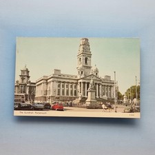 Cartão postal Plymouth C1970 Devon Guildhall carros clássicos mini acompanhante Anglia comprar usado  Enviando para Brazil
