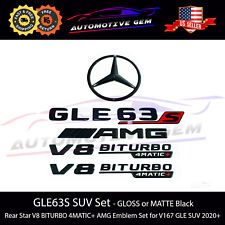 Conjunto combo preto emblema estrela traseira GLE63S SUV AMG V8 BITURBO 4MATIC+ Mercedes V167 comprar usado Conjunto combo preto emblema estrela traseira GLE63S SUV AMG V8 BITURBO 4MATIC+ Mercedes V167 comprar usado  Enviando para Brazil