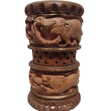 Carved wood elephant for sale  Spencerville