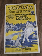1954 Tarzan The Ape Man pôster original de filme de uma folha 27x41 Johnny Weissmuller, usado comprar usado 1954 Tarzan The Ape Man pôster original de filme de uma folha 27x41 Johnny Weissmuller, usado comprar usado  Enviando para Brazil