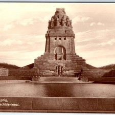 c1910s Leipzig, Alemanha RPPC Monumento Batalha Nações Torre Cúpula Escadas de Piscina A347, usado comprar usado  Enviando para Brazil