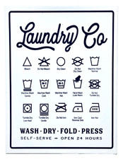 Laundry co. metal for sale  Highland Park