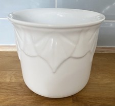 White ceramic plant for sale  OLDHAM