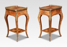 Pair walnut brass for sale  CHESTER