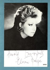 Elaine paige autogrammkarte gebraucht kaufen  Mendig