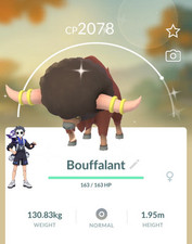Shiny Bouffalant Pokemon Go - T- 20K ou 1M Stardust comprar usado  Brasil 