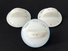 Usado, Botões de vidro leitoso branco vintage peças de fogão queimador antigo comprar usado  Enviando para Brazil