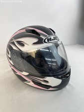 Capacete de motocicleta feminino HJC Session CL15 tamanho grande rosa e branco comprar usado  Enviando para Brazil