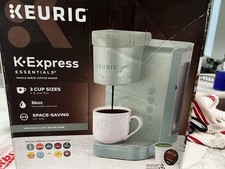 Cafeteira Keurig K-Express Essentials dose única cápsula K-Cup prata sálvia usada comprar usado  Enviando para Brazil