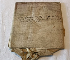 Vellum indenture 1626 for sale  WADEBRIDGE