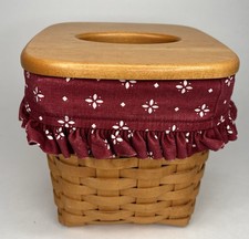 Longaberger tissue box for sale  Webster