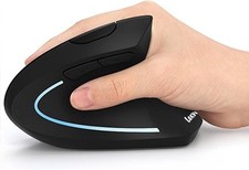 Mouse ergonômico Lekvey, mouse vertical sem fio - recarregável 2.4GHz comprar usado  Enviando para Brazil