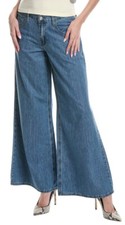 Jeans feminino armação jeans Le Mid Happy índigo perna larga azul 29 comprar usado  Enviando para Brazil