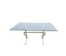 Brass glass table for sale  Jonesburg